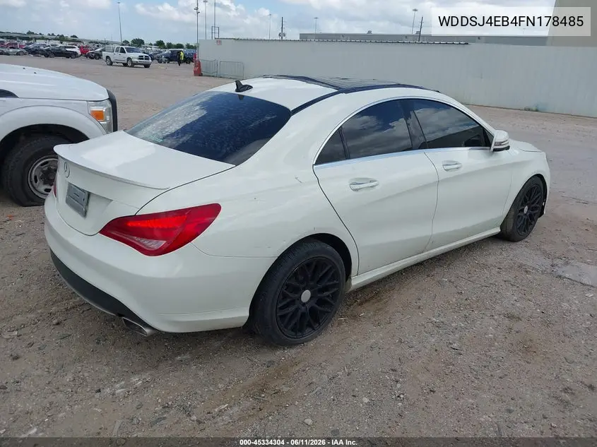 2015 Mercedes-Benz Cla 250 VIN: WDDSJ4EB4FN178485 Lot: 45334304