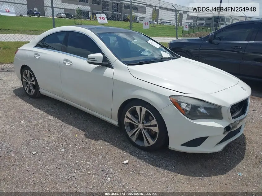2015 Mercedes-Benz Cla 250 VIN: WDDSJ4EB4FN254948 Lot: 45457674