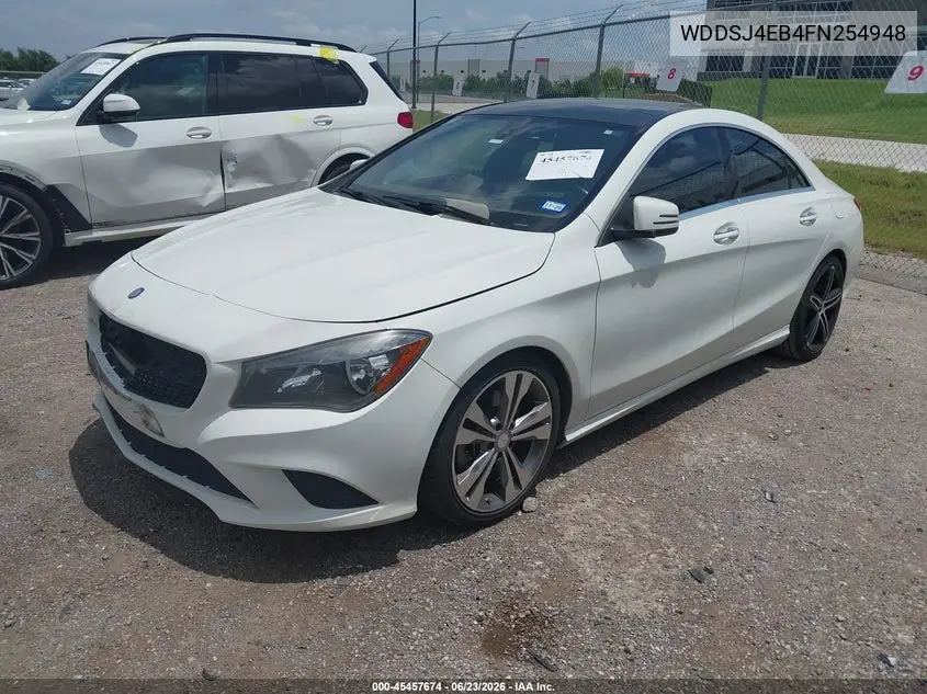 2015 Mercedes-Benz Cla 250 VIN: WDDSJ4EB4FN254948 Lot: 45457674