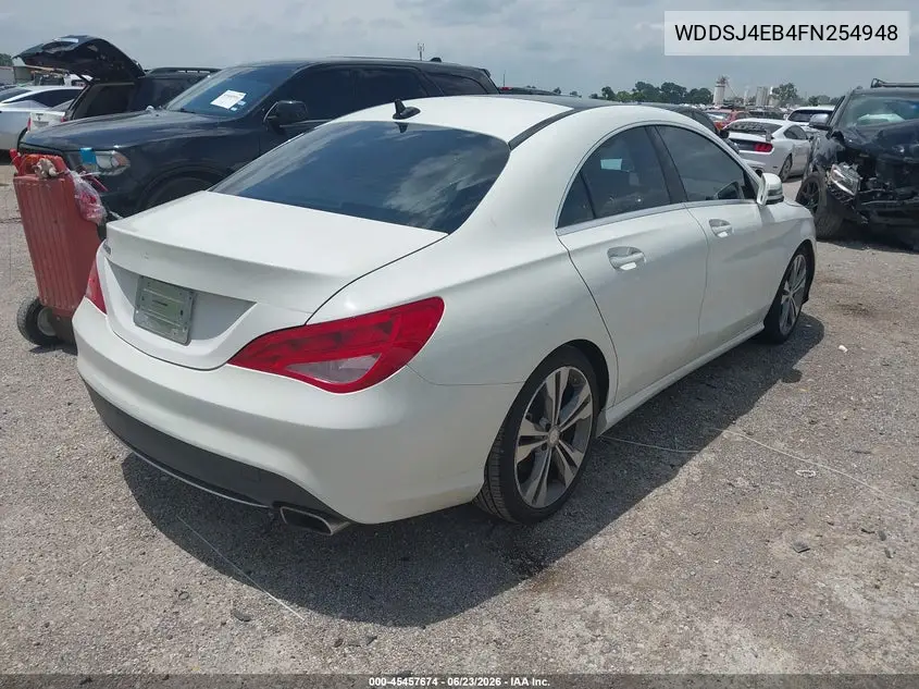 2015 Mercedes-Benz Cla 250 VIN: WDDSJ4EB4FN254948 Lot: 45457674