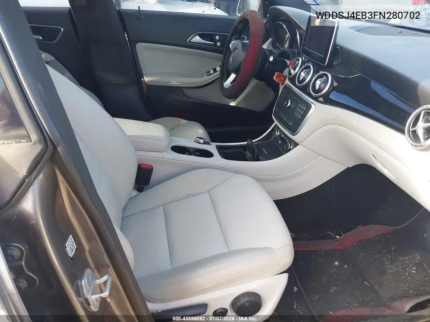 2015 Mercedes-Benz Cla 250 VIN: WDDSJ4EB3FN280702 Lot: 45556892