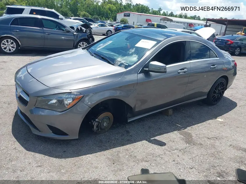2015 Mercedes-Benz Cla 250 VIN: WDDSJ4EB4FN266971 Lot: 45559030