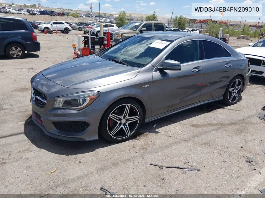 2015 Mercedes-Benz Cla 250 VIN: WDDSJ4EB4FN209010 Lot: 45608845
