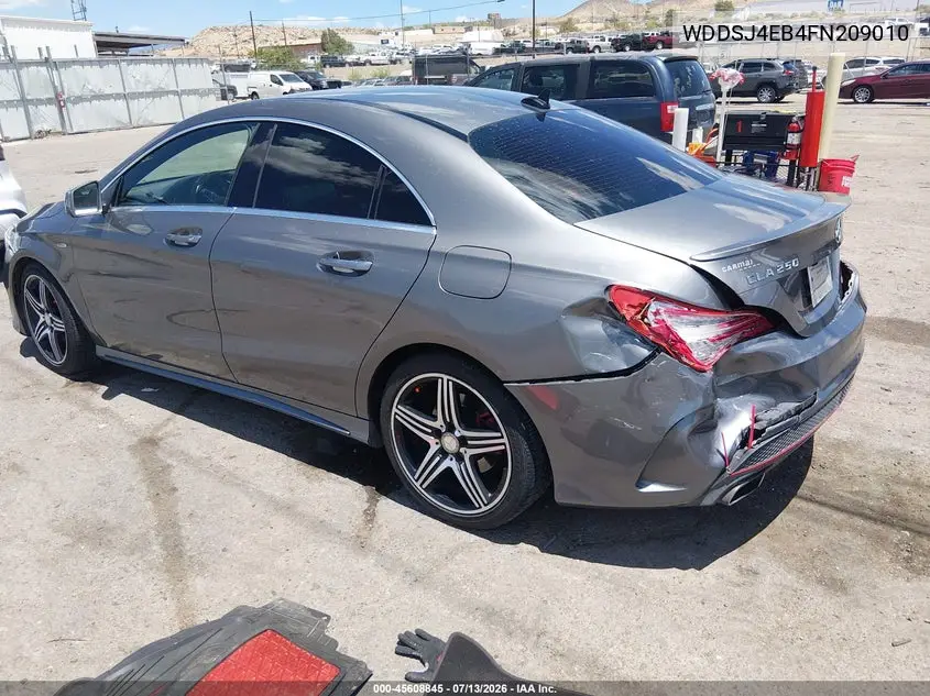 2015 Mercedes-Benz Cla 250 VIN: WDDSJ4EB4FN209010 Lot: 45608845