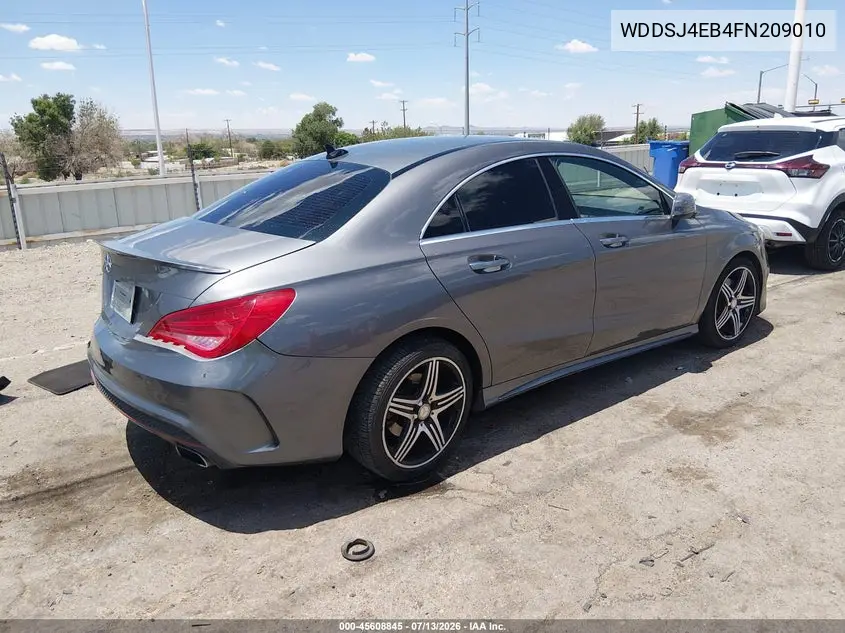 2015 Mercedes-Benz Cla 250 VIN: WDDSJ4EB4FN209010 Lot: 45608845