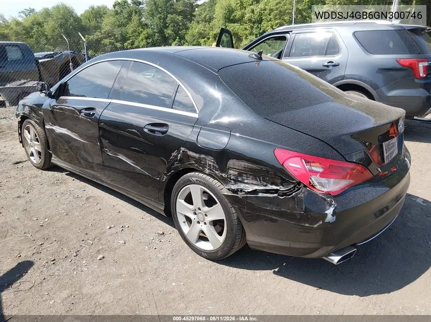 2016 Mercedes-Benz Cla 250 4Matic VIN: WDDSJ4GB6GN300746 Lot: 45297068