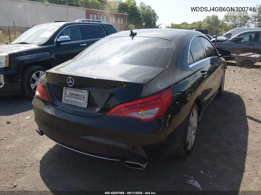 2016 Mercedes-Benz Cla 250 4Matic VIN: WDDSJ4GB6GN300746 Lot: 45297068