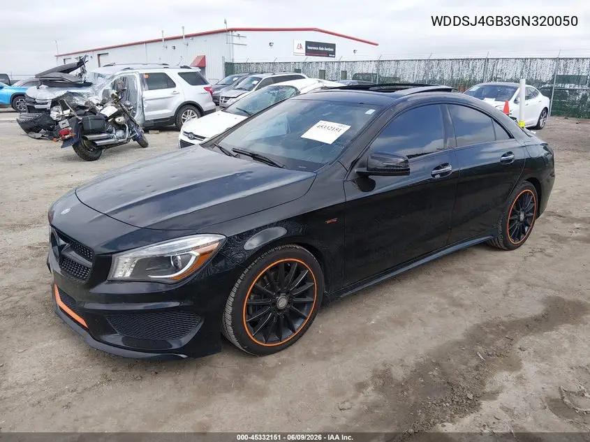 2016 Mercedes-Benz Cla 250 4Matic VIN: WDDSJ4GB3GN320050 Lot: 45332151