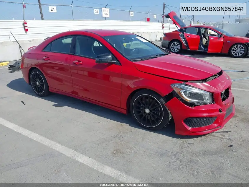 2016 Mercedes-Benz Cla 250 4Matic VIN: WDDSJ4GBXGN357841 Lot: 45373617