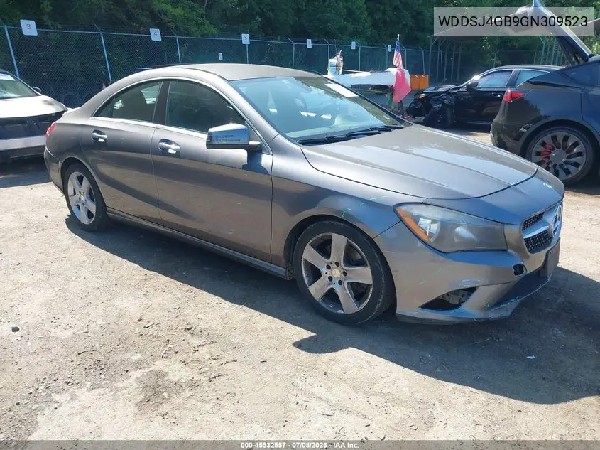 2016 Mercedes-Benz Cla 250 4Matic VIN: WDDSJ4GB9GN309523 Lot: 45532557
