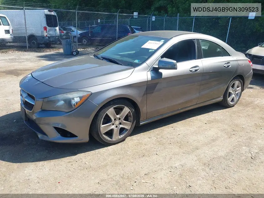 2016 Mercedes-Benz Cla 250 4Matic VIN: WDDSJ4GB9GN309523 Lot: 45532557