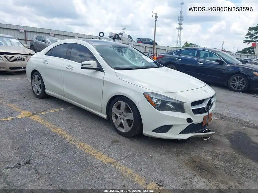 2016 Mercedes-Benz Cla 250 4Matic VIN: WDDSJ4GB6GN358596 Lot: 45555738