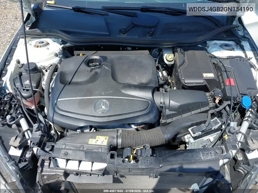 2016 Mercedes-Benz Cla 250 4Matic VIN: WDDSJ4GB2GN354190 Lot: 45571550
