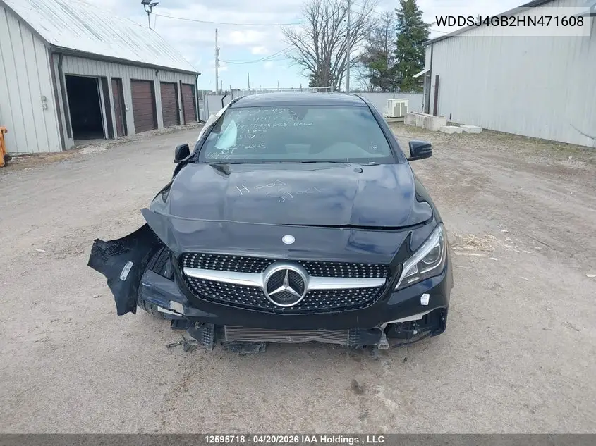 2017 Mercedes-Benz Cla 250 4Matic VIN: WDDSJ4GB2HN471608 Lot: 12595718