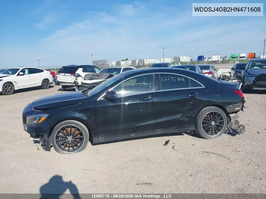 2017 Mercedes-Benz Cla 250 4Matic VIN: WDDSJ4GB2HN471608 Lot: 12595718