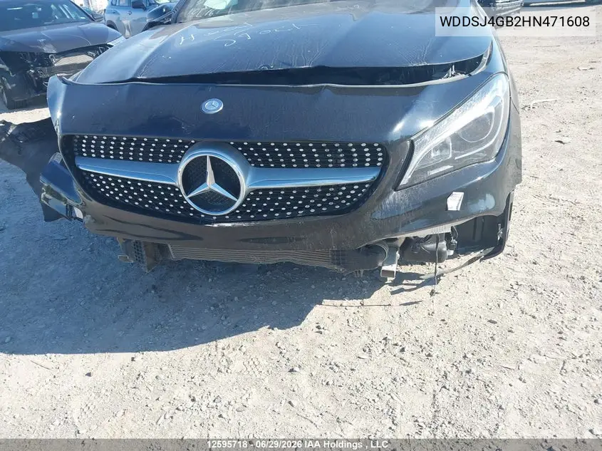 2017 Mercedes-Benz Cla 250 4Matic VIN: WDDSJ4GB2HN471608 Lot: 12595718