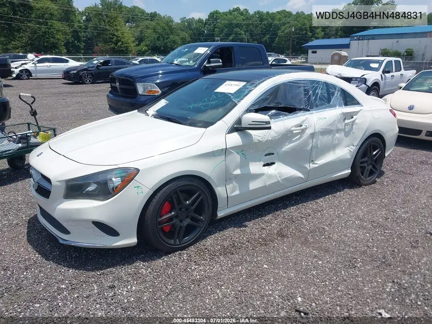 2017 Mercedes-Benz Cla 250 4Matic VIN: WDDSJ4GB4HN484831 Lot: 45483304