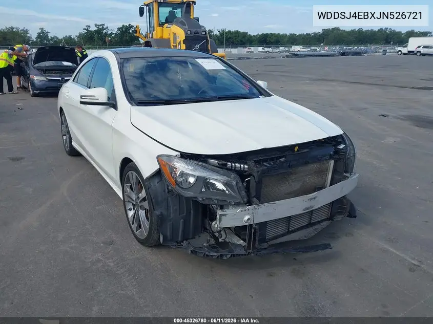 2018 Mercedes-Benz Cla 250 VIN: WDDSJ4EBXJN526721 Lot: 45326780