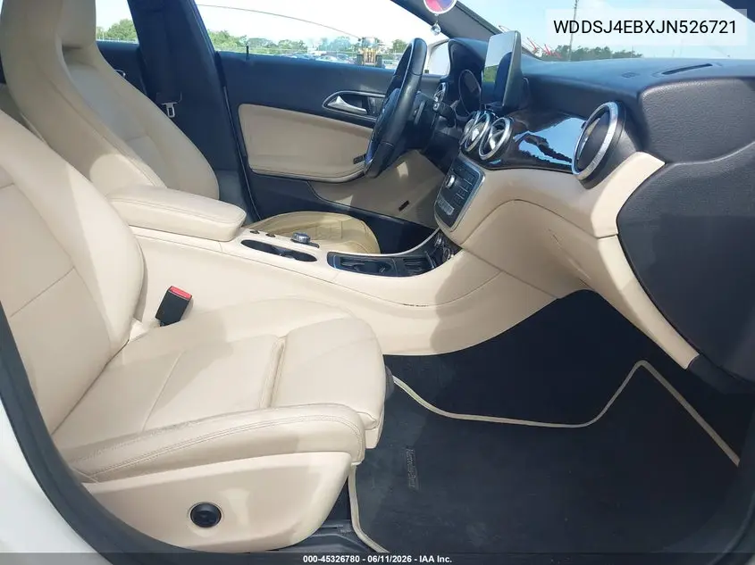 2018 Mercedes-Benz Cla 250 VIN: WDDSJ4EBXJN526721 Lot: 45326780