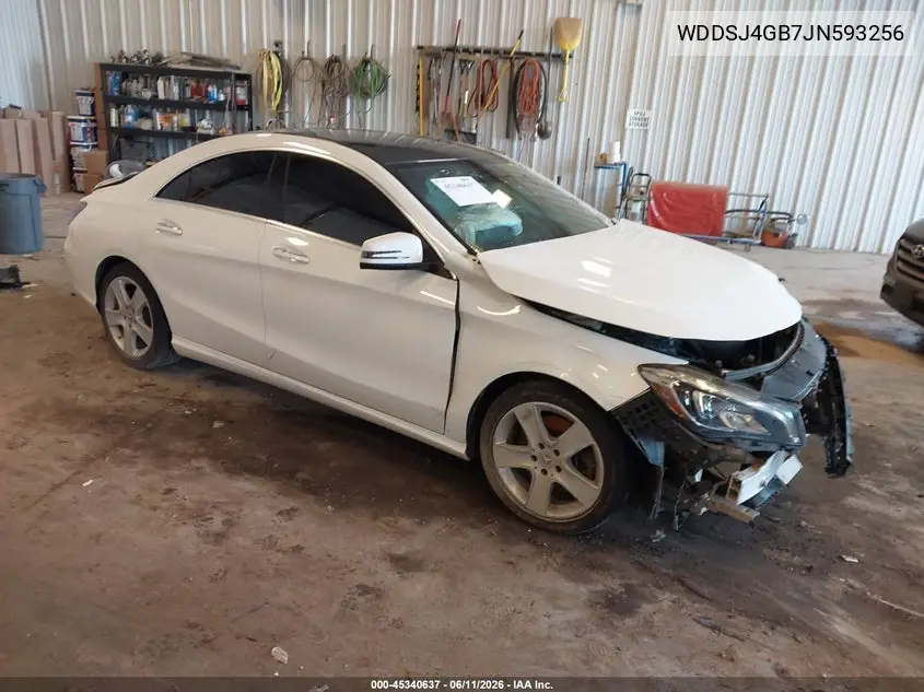 2018 Mercedes-Benz Cla 250 4Matic VIN: WDDSJ4GB7JN593256 Lot: 45340637
