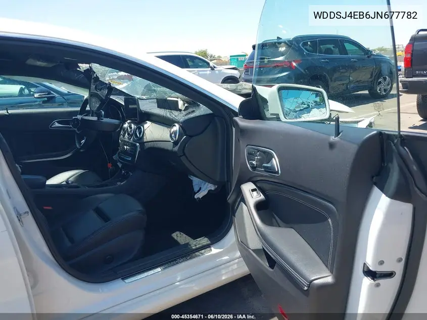 2018 Mercedes-Benz Cla 250 VIN: WDDSJ4EB6JN677782 Lot: 45354671