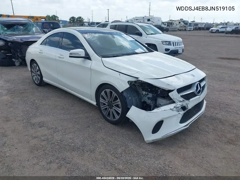 2018 Mercedes-Benz Cla 250 VIN: WDDSJ4EB8JN519105 Lot: 45424029