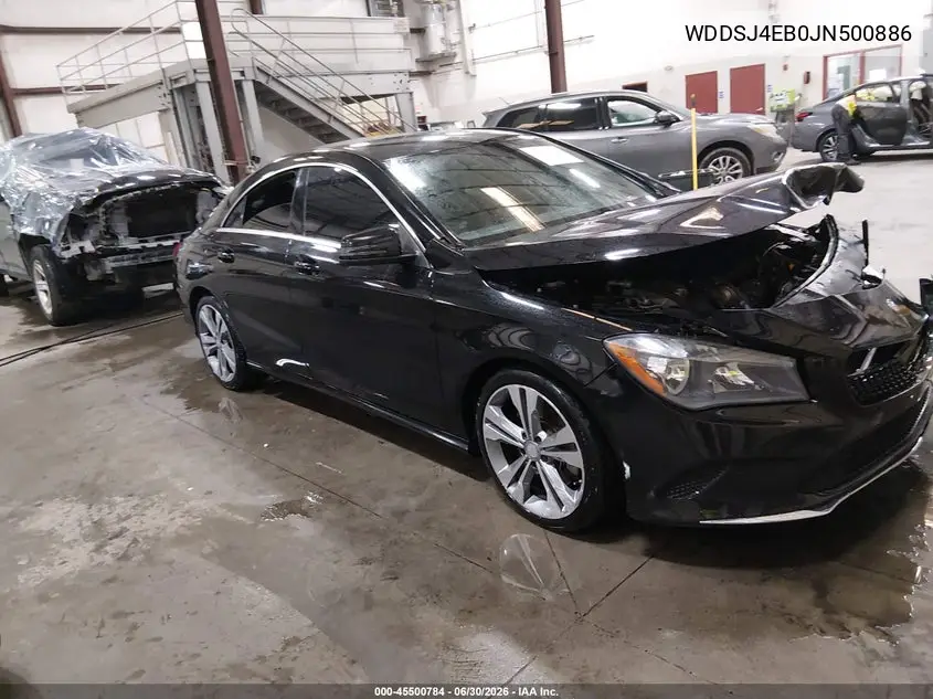 2018 Mercedes-Benz Cla 250 VIN: WDDSJ4EB0JN500886 Lot: 45500784