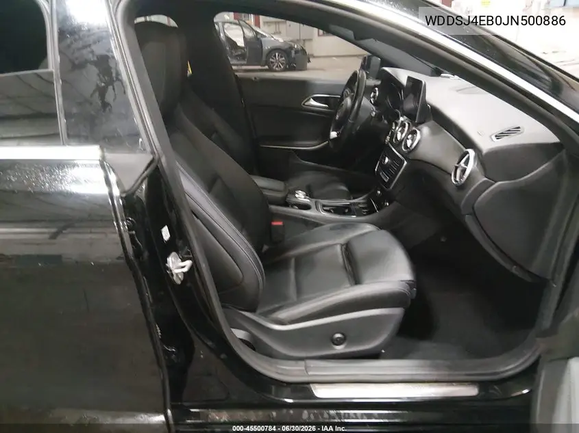 2018 Mercedes-Benz Cla 250 VIN: WDDSJ4EB0JN500886 Lot: 45500784