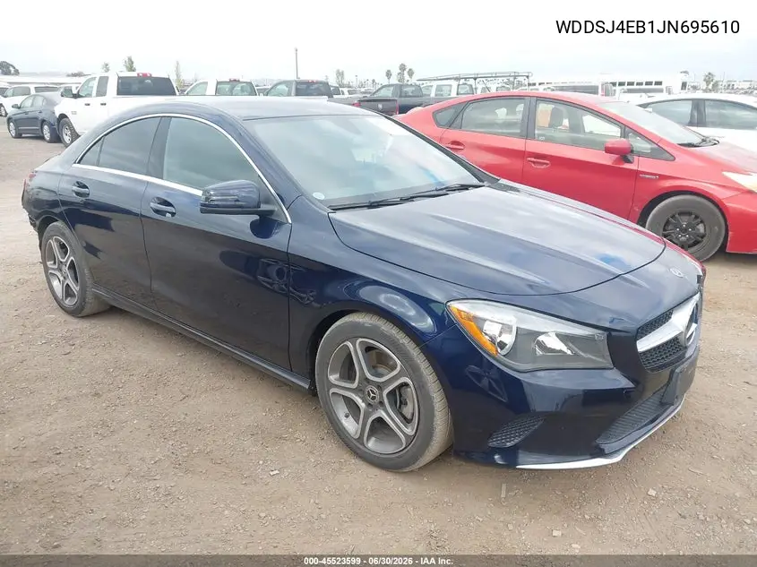 2018 Mercedes-Benz Cla 250 VIN: WDDSJ4EB1JN695610 Lot: 45523599