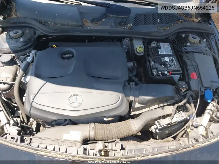 2018 Mercedes-Benz Cla 250 4Matic VIN: WDDSJ4GB6JN654225 Lot: 45529429