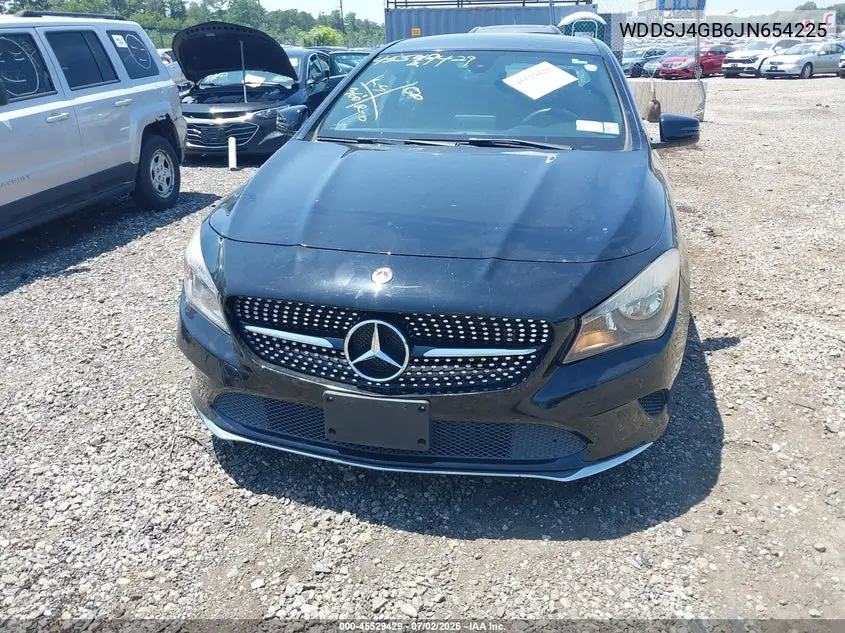 2018 Mercedes-Benz Cla 250 4Matic VIN: WDDSJ4GB6JN654225 Lot: 45529429