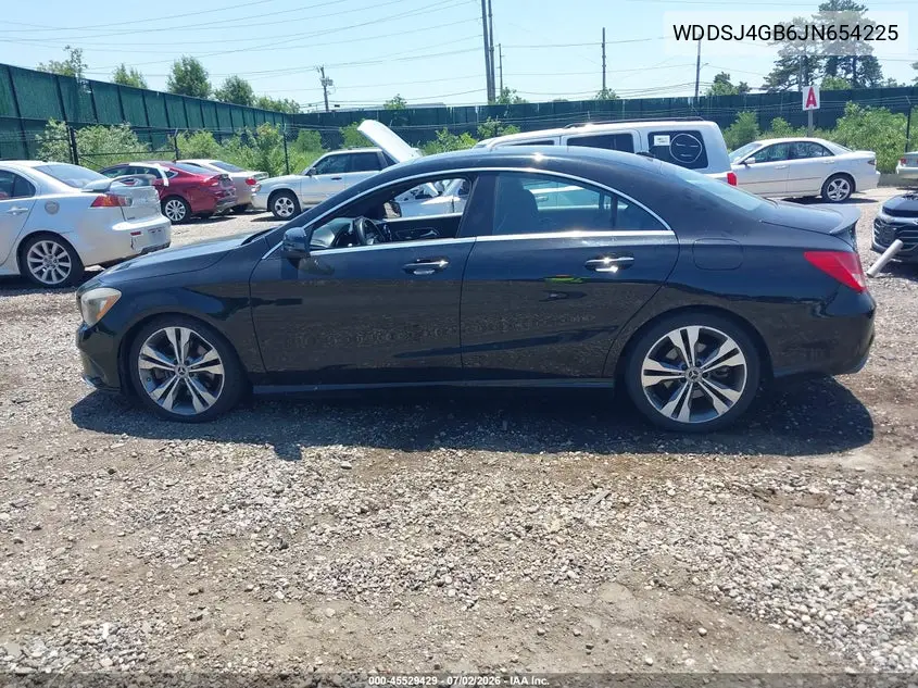 2018 Mercedes-Benz Cla 250 4Matic VIN: WDDSJ4GB6JN654225 Lot: 45529429
