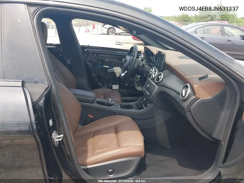 2018 Mercedes-Benz Cla 250 VIN: WDDSJ4EB8JN631337 Lot: 45642266