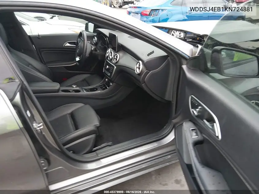 2019 Mercedes-Benz Cla 250 VIN: WDDSJ4EB1KN724881 Lot: 45379999