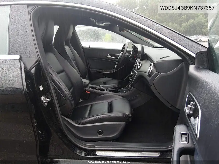 2019 Mercedes-Benz Cla 250 4Matic VIN: WDDSJ4GB9KN737357 Lot: 45461492