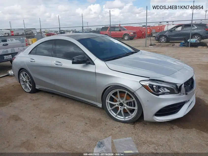 2019 Mercedes-Benz Cla 250 VIN: WDDSJ4EB1KN740854 Lot: 45521622