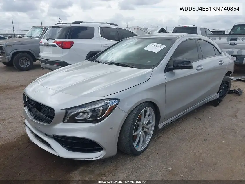 2019 Mercedes-Benz Cla 250 VIN: WDDSJ4EB1KN740854 Lot: 45521622
