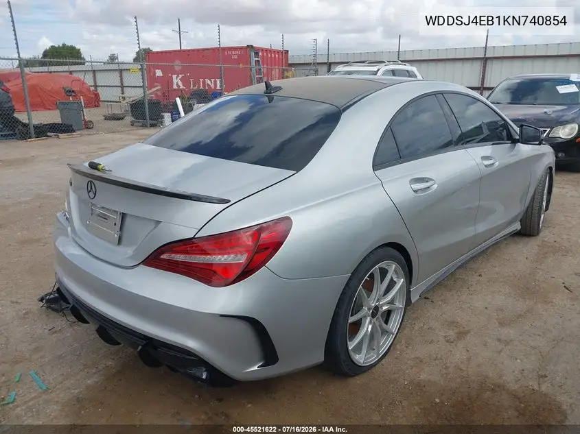 2019 Mercedes-Benz Cla 250 VIN: WDDSJ4EB1KN740854 Lot: 45521622