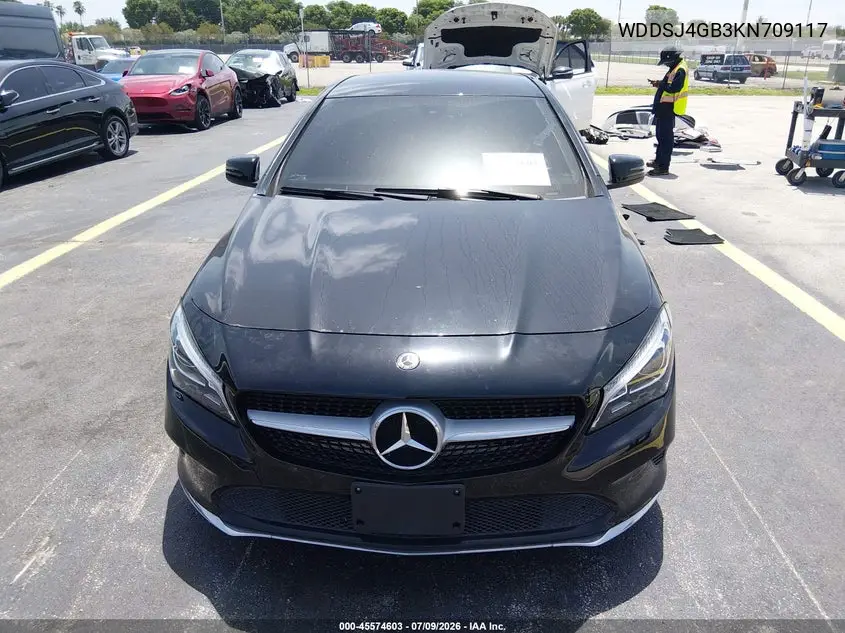2019 Mercedes-Benz Cla 250 4Matic VIN: WDDSJ4GB3KN709117 Lot: 45574603