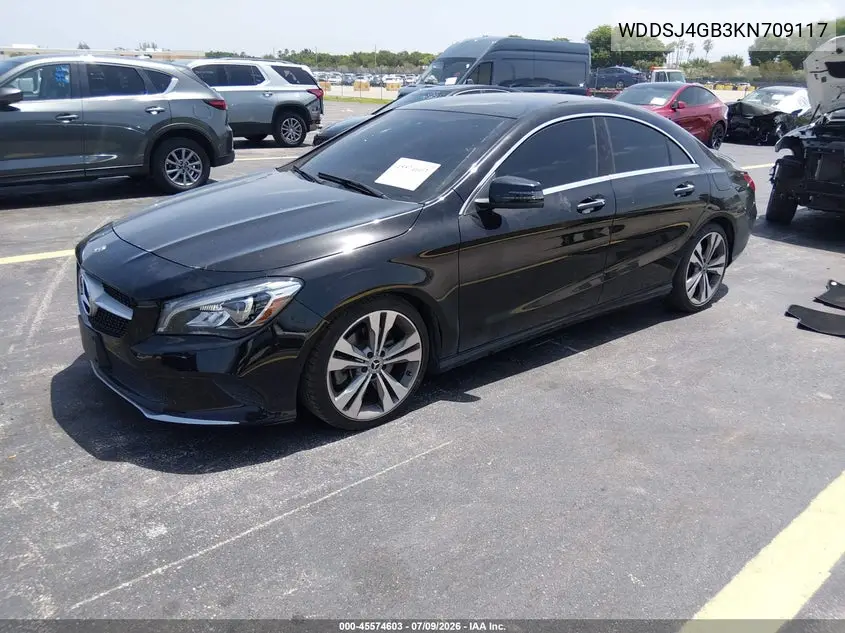 2019 Mercedes-Benz Cla 250 4Matic VIN: WDDSJ4GB3KN709117 Lot: 45574603