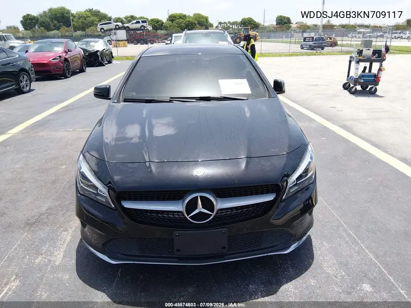 2019 Mercedes-Benz Cla 250 4Matic VIN: WDDSJ4GB3KN709117 Lot: 45574603