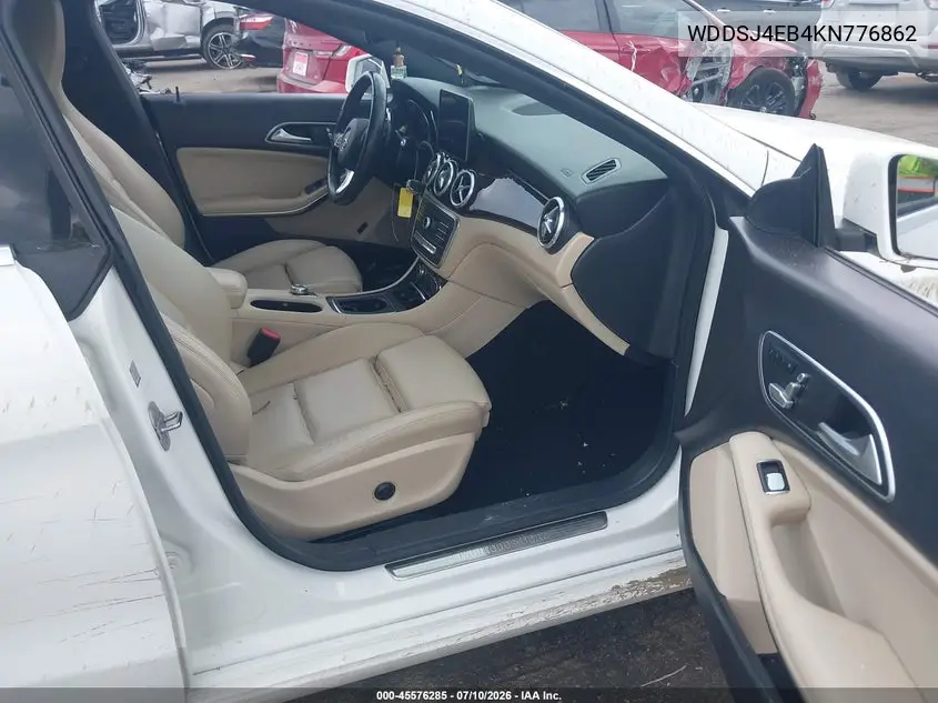 2019 Mercedes-Benz Cla 250 VIN: WDDSJ4EB4KN776862 Lot: 45576285