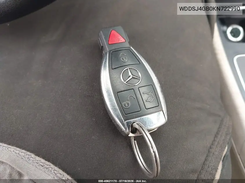 2019 Mercedes-Benz Cla 250 4Matic VIN: WDDSJ4GB0KN722990 Lot: 45621170