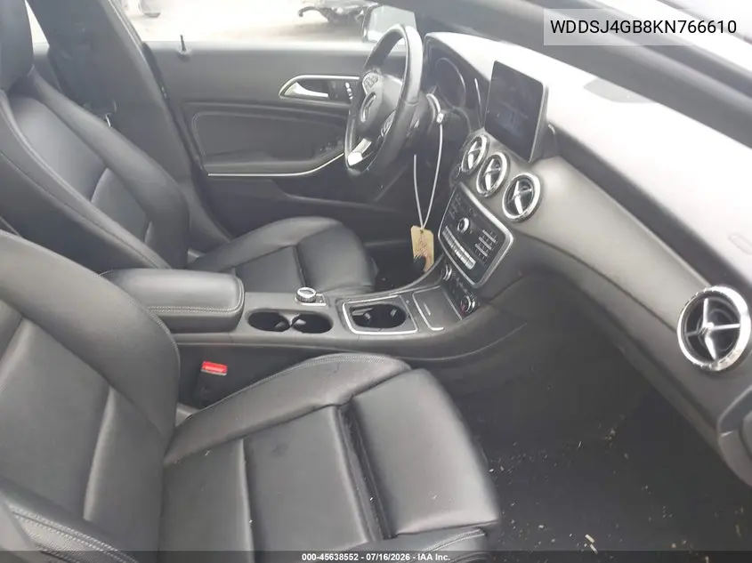 2019 Mercedes-Benz Cla 250 4Matic VIN: WDDSJ4GB8KN766610 Lot: 45638552