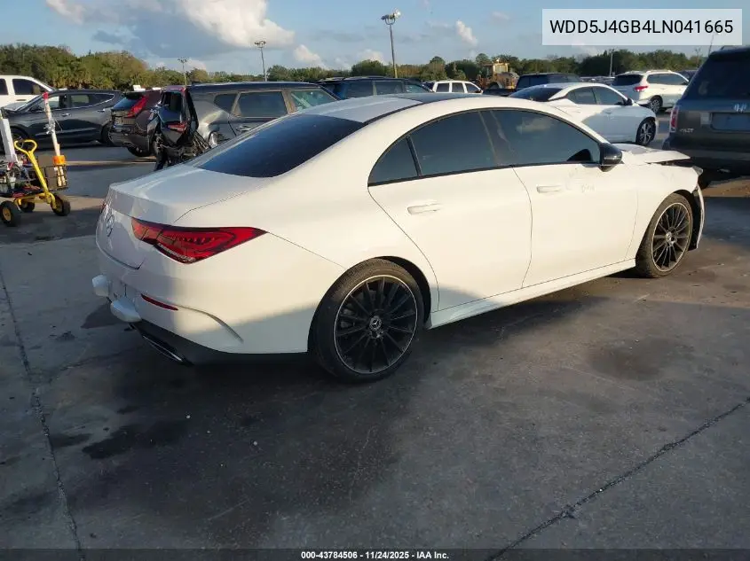 WDD5J4GB4LN041665 2020 Mercedes-Benz Cla 250