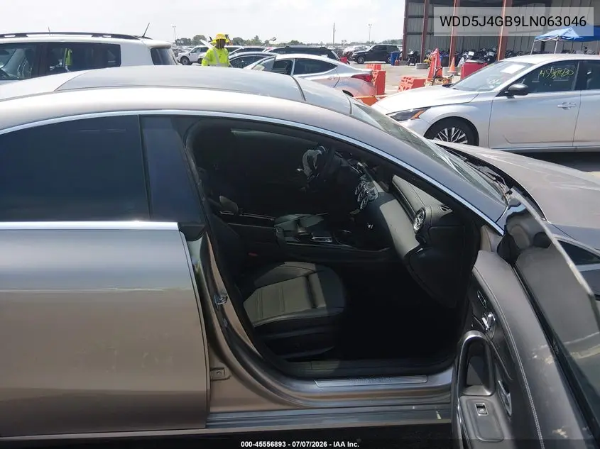 2020 Mercedes-Benz Cla 250 VIN: WDD5J4GB9LN063046 Lot: 45556893