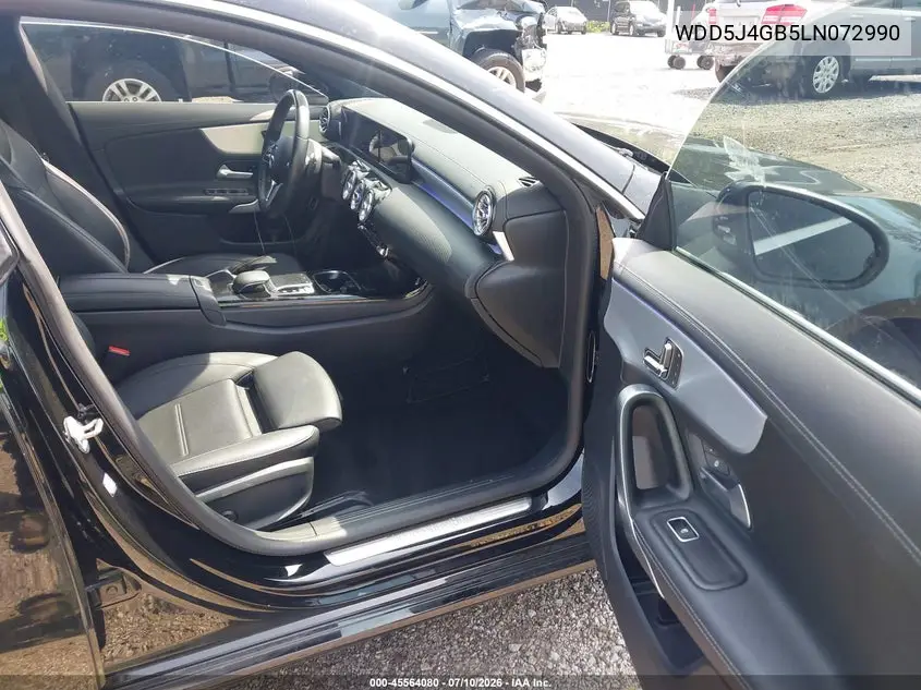 2020 Mercedes-Benz Cla 250 VIN: WDD5J4GB5LN072990 Lot: 45564080