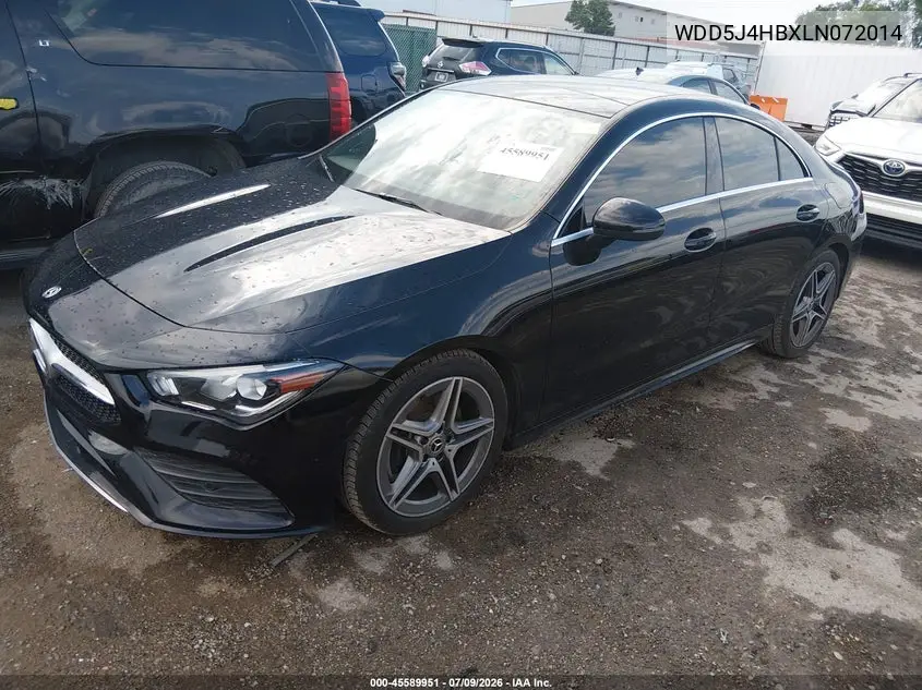 2020 Mercedes-Benz Cla 250 4Matic VIN: WDD5J4HBXLN072014 Lot: 45589951