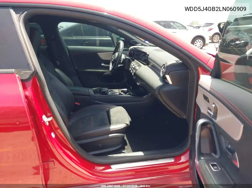 2020 Mercedes-Benz Cla 250 VIN: WDD5J4GB2LN060909 Lot: 45671636