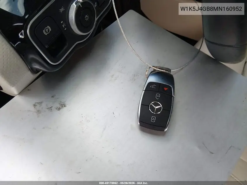 2021 Mercedes-Benz Cla 250 VIN: W1K5J4GB8MN160952 Lot: 45178862